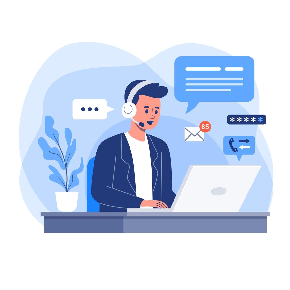 An image of a friendly customer support representative or a customer satisfaction rating, with a call to action to reach out for support.
